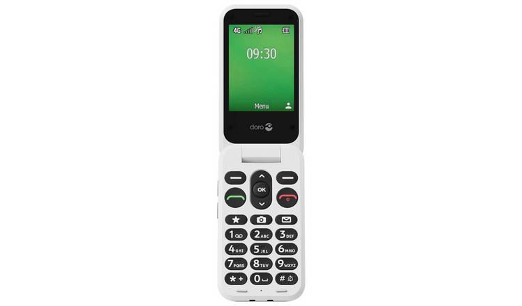SIM Free Doro Leva E30 Mobile Phone - Black and White