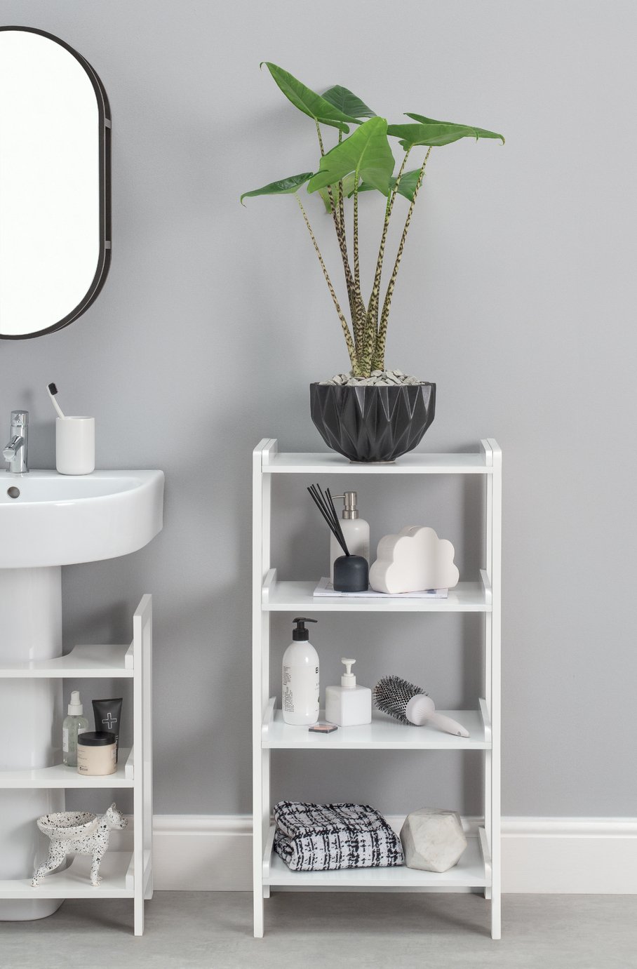 Argos Home Freestanding 4 Tier Shelving Unit Reviews Updated July 2024