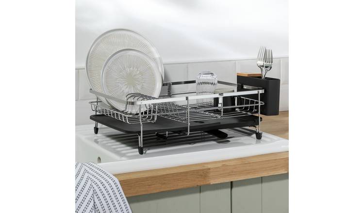 Compact Dish Argos Draining Rack Buy Argos Home Extendable Dish