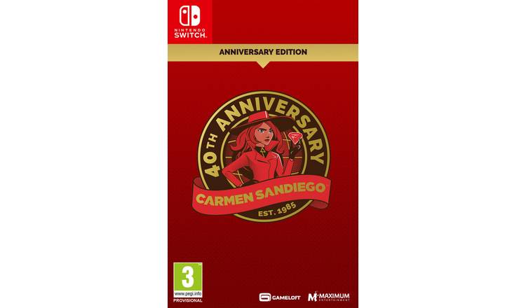 Carmen Sandiego: 40th Anniversary Edn Switch Game Pre-Order