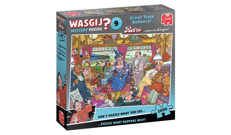 Wasjig Retro Original Great Train Robbery Puzzle