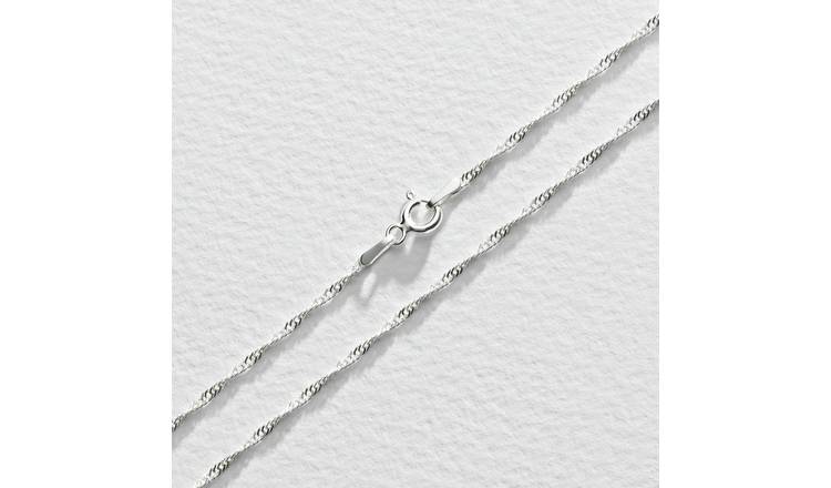 Sterling silver singapore 2025 chain necklace