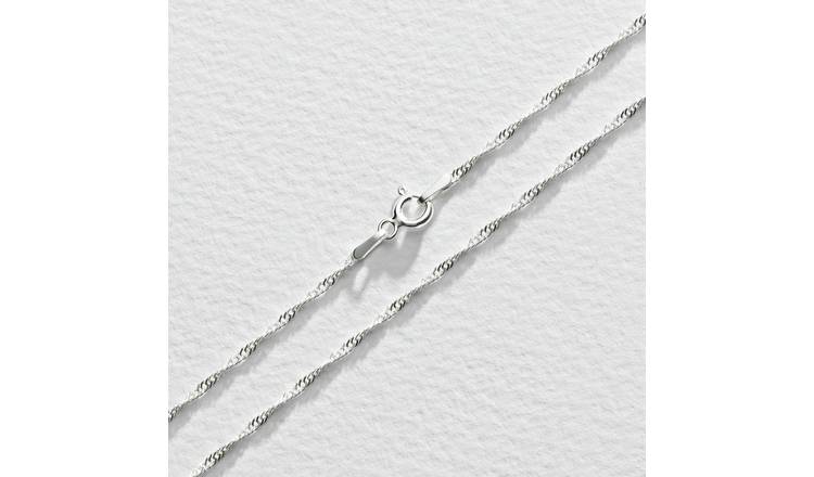 Revere Sterling Silver Singapore 18 Inch Chain