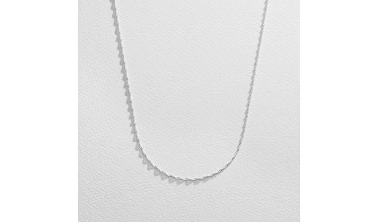 20 inch deals silver chain argos