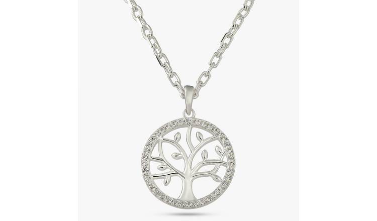 Revere Sterling Silver Tree of Life Pendant Necklace