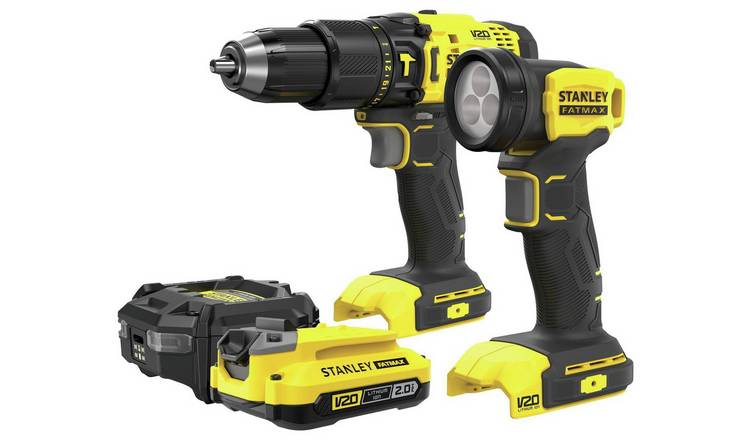 Stanley Fatmax 18V Hammer Drill With Torch Set