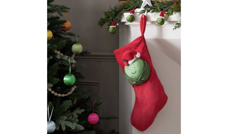 Comic Relief Red Sprout Christmas Stocking