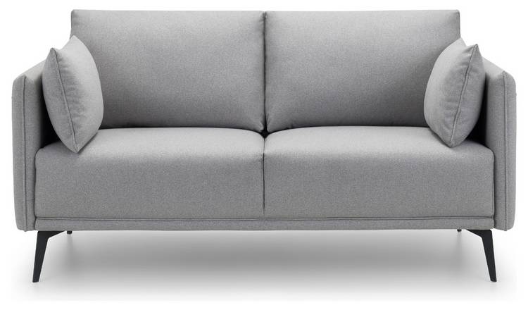 Julian Bowen Rohe Fabric 2 Seater Sofa - Grey