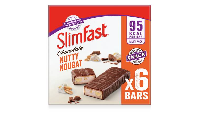 Slimfast Nutty Nougat Treat Bars x 24