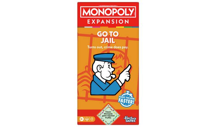 Hasbro Monopoly Go to Jail Expansion Card Pack