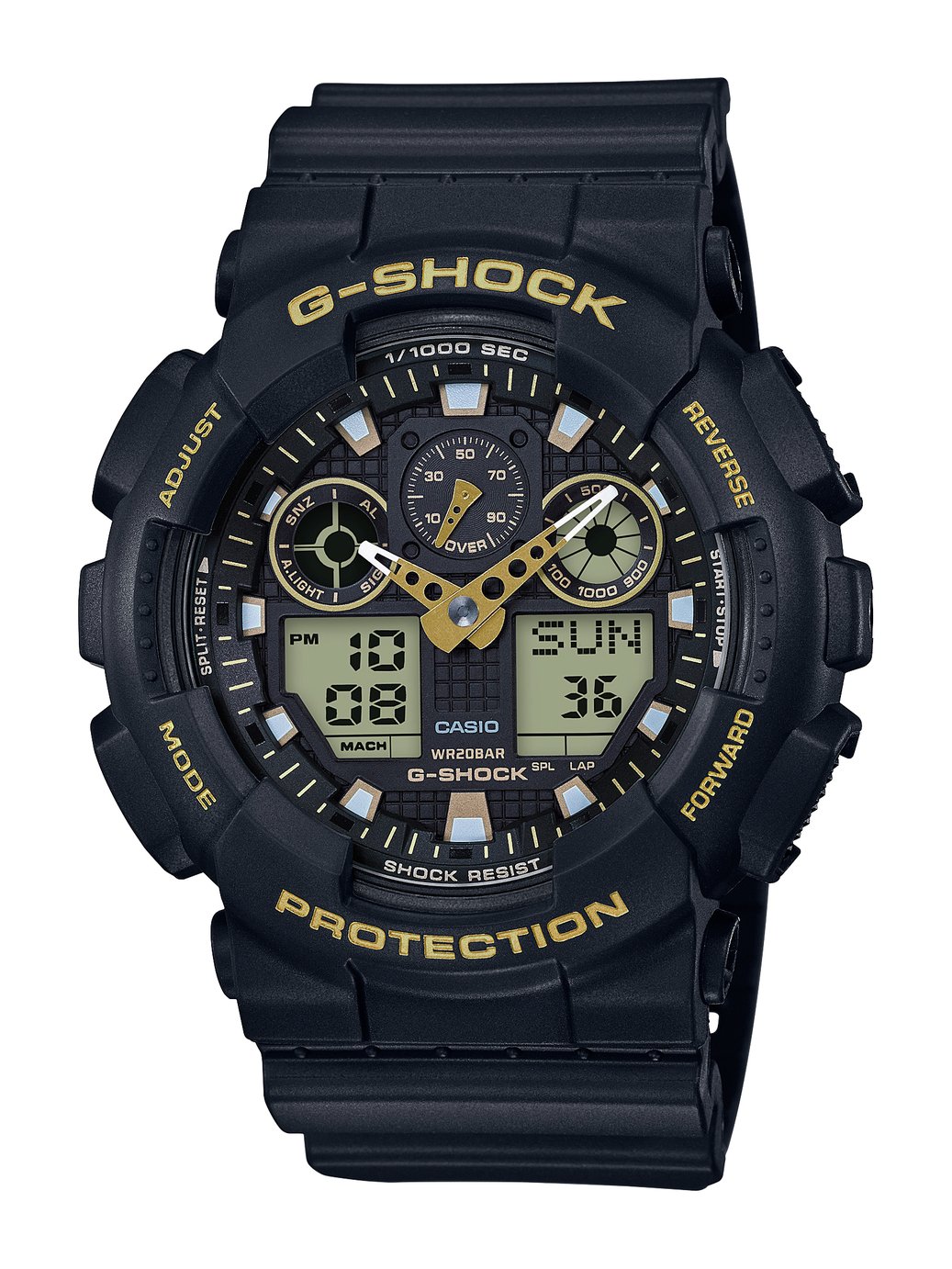 Casio G-Shock World Time Black Resin Strap Watch