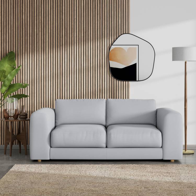 Habitat Ayr Fabric 3 Seater Sofa - Grey 0