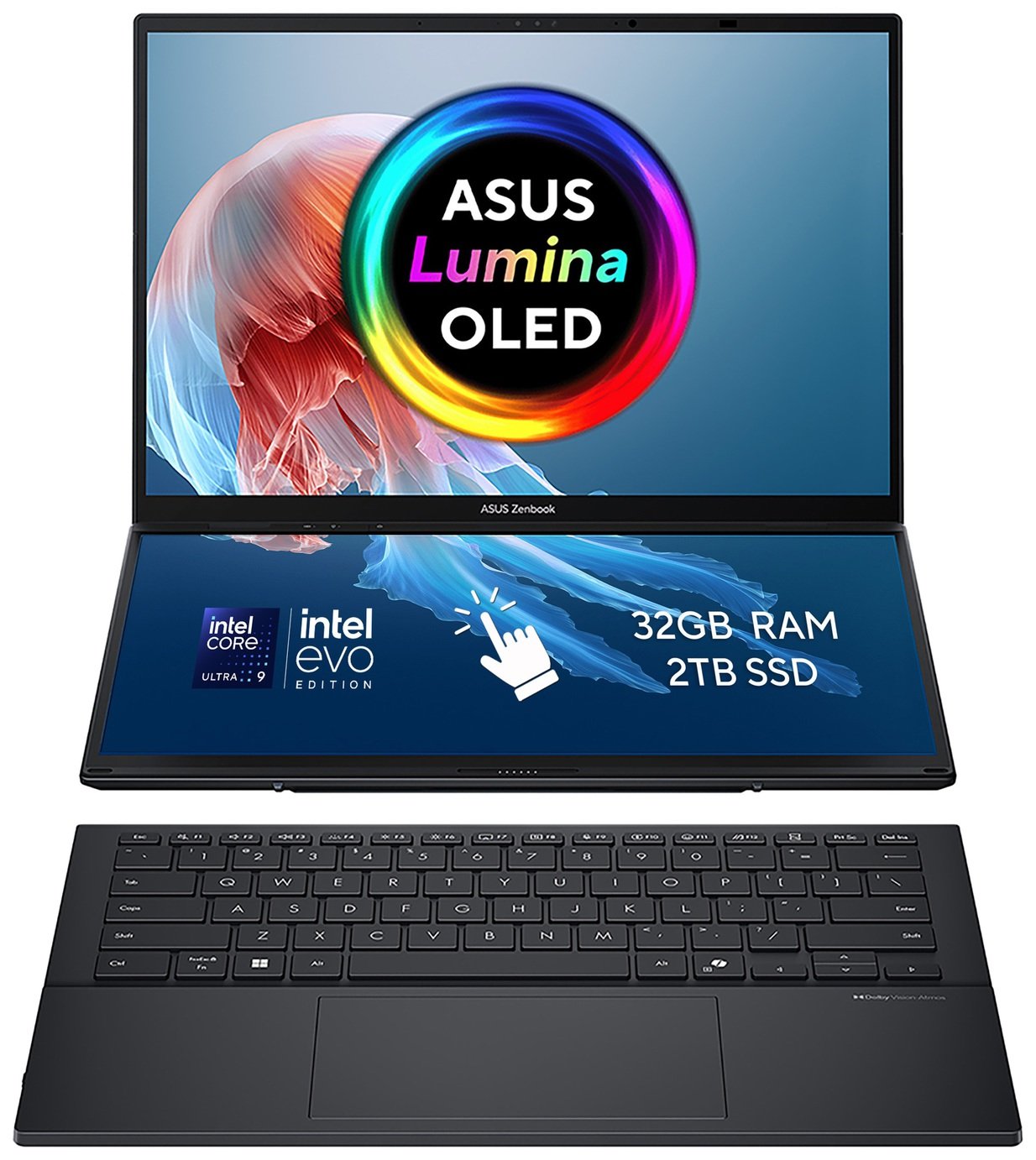 ASUS Zenbook Duo UX8406CA-PZ134W 14in U9 32 2TB Laptop