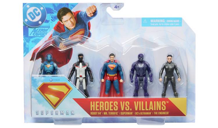 DC Comics Superman Movie Heroes vs. Villains 5 Figure Pack
