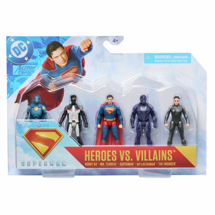 DC Comics Superman Movie 5 Figure Toy Pack  0