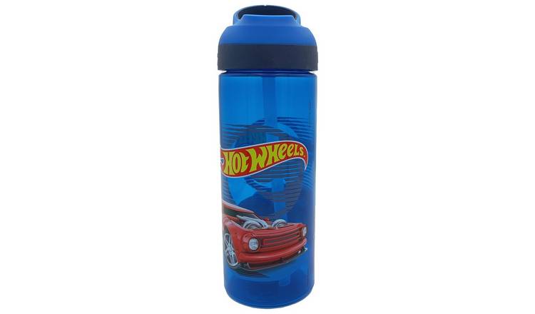 Hox Hot Wheels Blue Sipper Water Bottle - 500ml