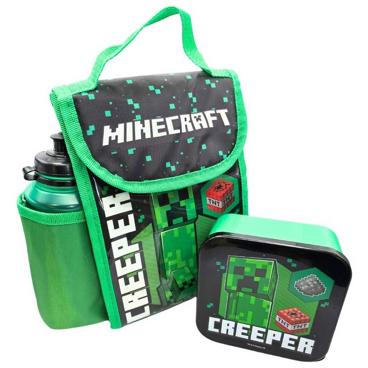 Hox Minecraft My First Lunch Bag and Bottle Set - 400ml 0