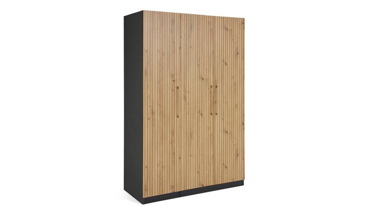 Buy Habitat Hamburg 3 Door Wardrobe Grey Oak Wardrobes Argos