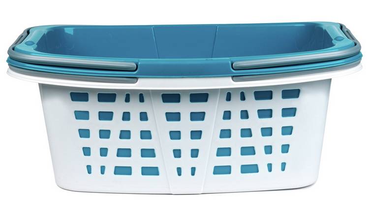 Beldray 26 Litre Set of 2 Laundry Baskets - Blue