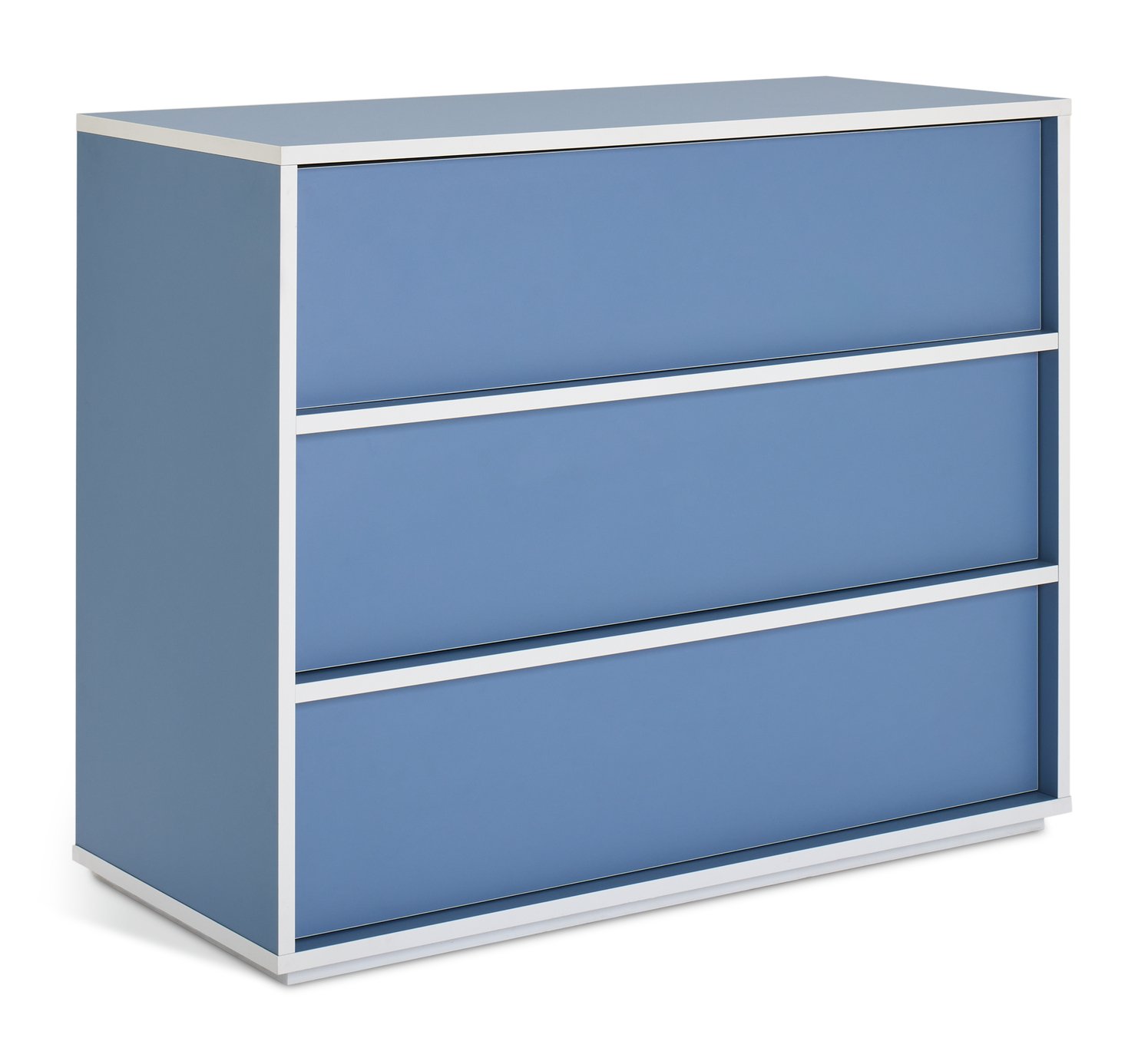 Habitat Edale 3 Drawer Chest - Light Blue