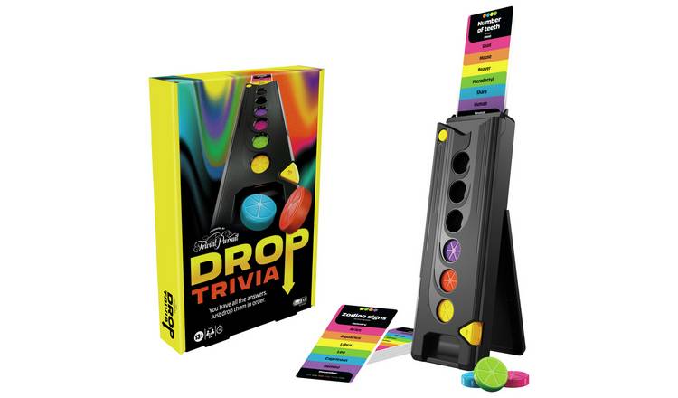 Trivial Pursuit Drop Trivia Party Game from Hasbro Gaming
