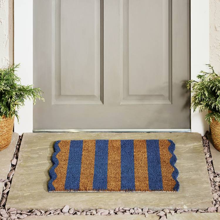 Argos Home Wavy Striped Coir Doormat- 40x60cm 0