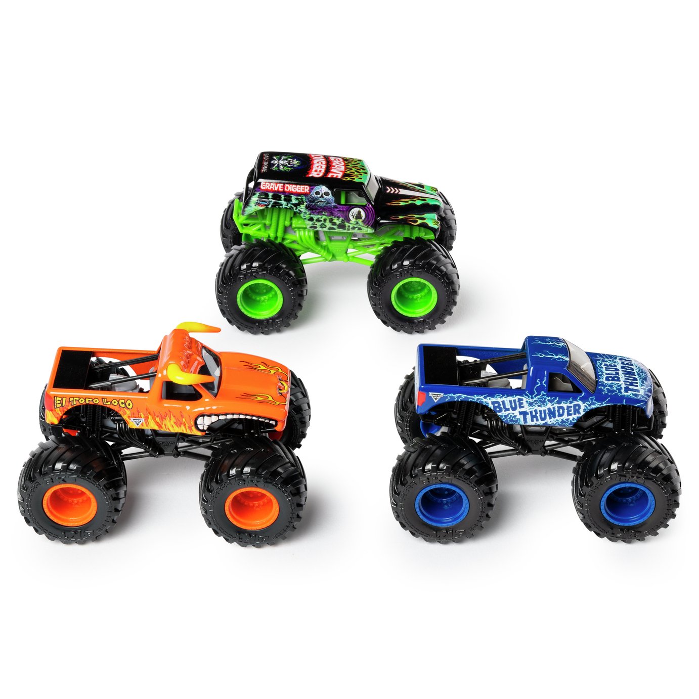 Monster Jam 1:64 Diecast Trucks 3 Pack Set Review