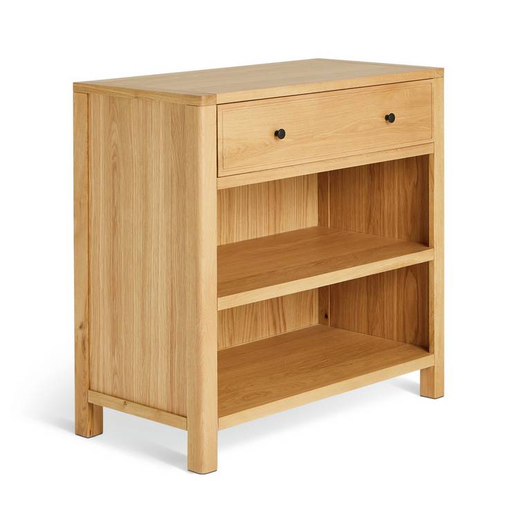 Habitat Finchley 1 Drawer Console Table - Oak 0