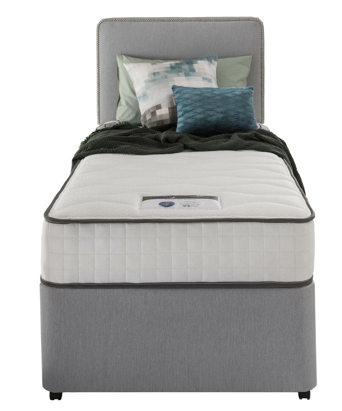 Silentnight Pavia Memory Grey Divan Review