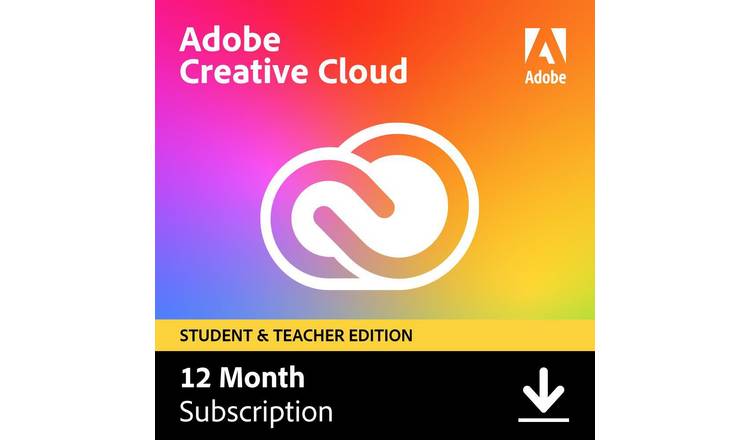 Adobe Creative Cloud All Apps Student & Teacher Edition 1 Yr