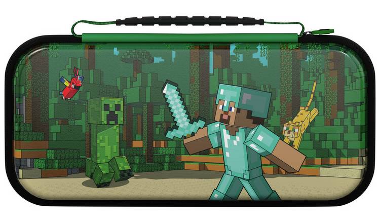 PDP Nintendo Switch REALMz Travel Case Plus GLOW - Minecraft