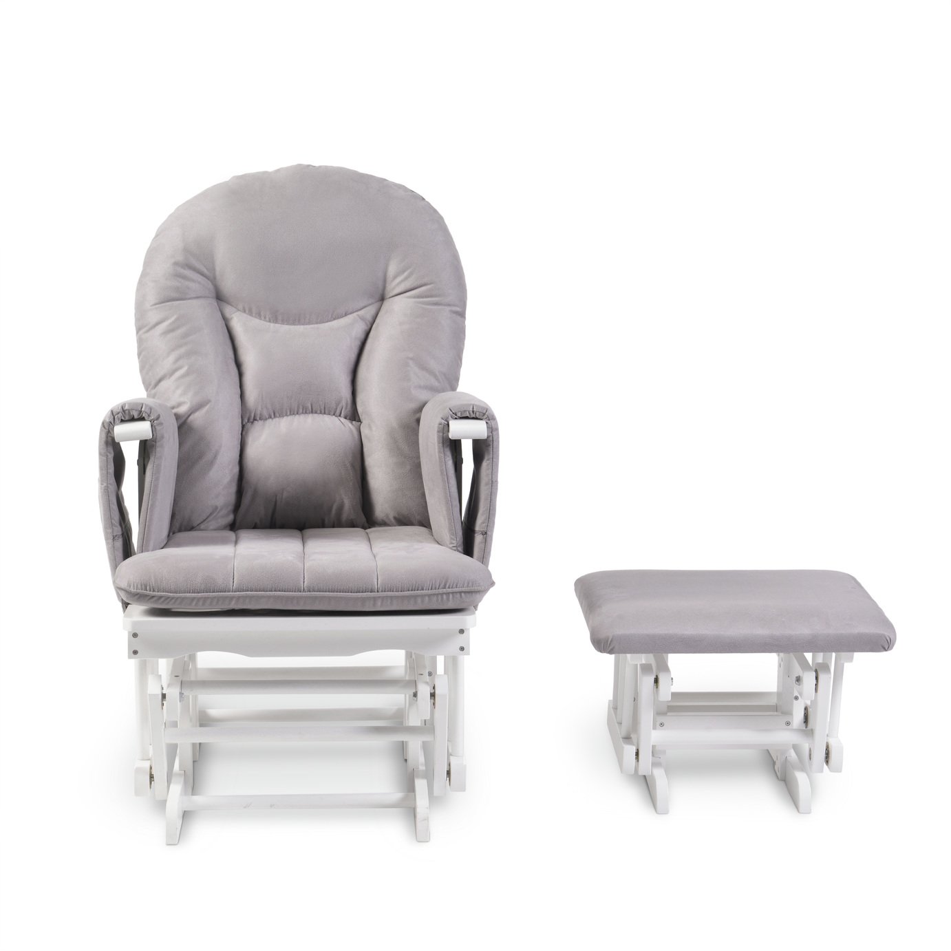 obaby reclining glider chair and stool