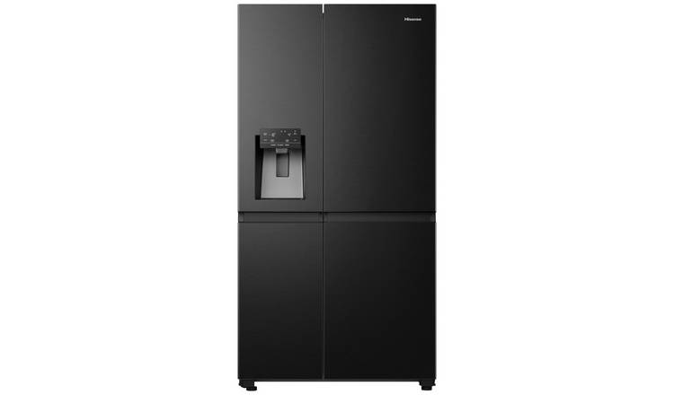 Hisense RS818N4TFE American Fridge Freezer - Black