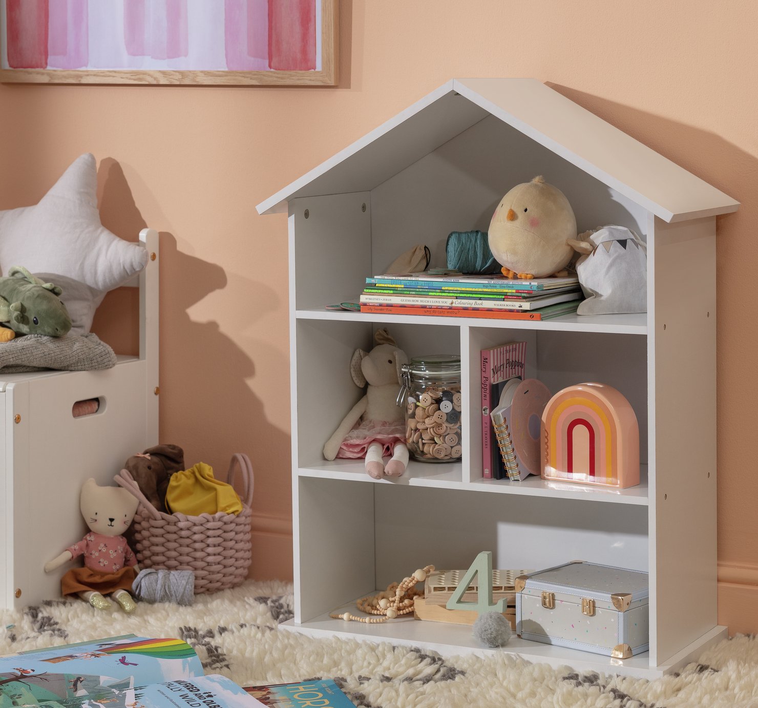 Habitat Kids Mia Dolls House Bookcase - White