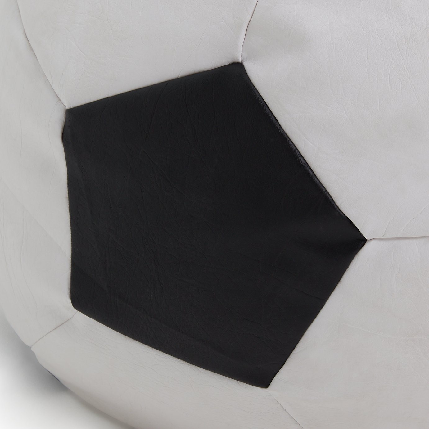 Argos Home XL Faux Leather Black & White Football Bean Bag Review