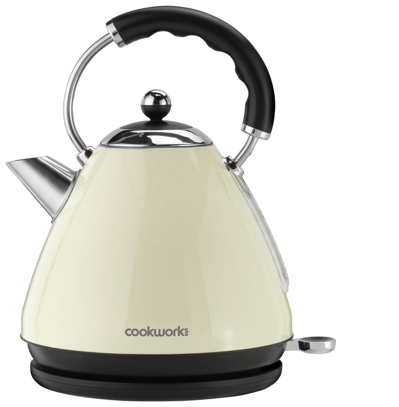 Cookworks Pyramid Kettle - Almond