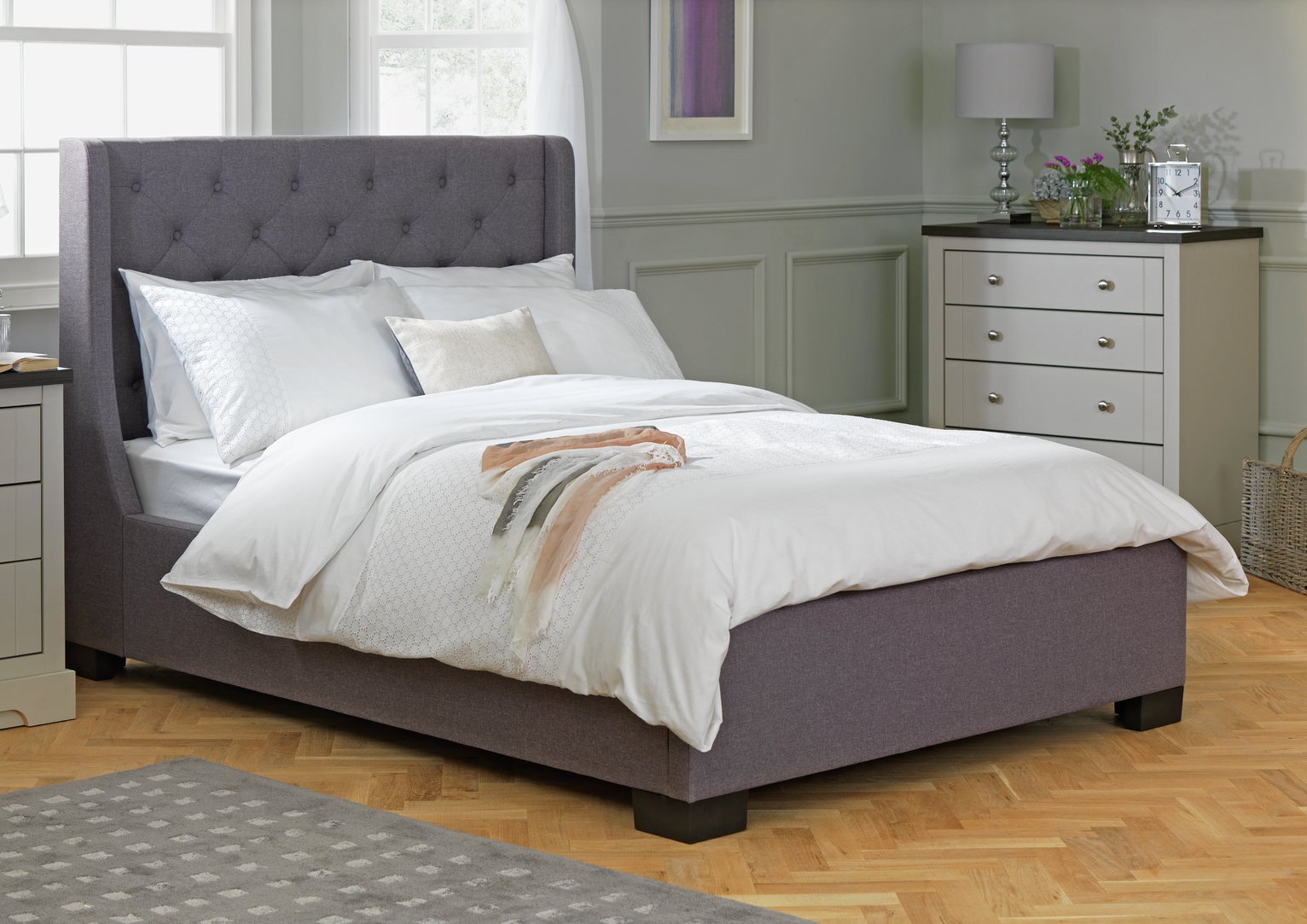 Argos Home Levena Double Fabric Bed Frame Review