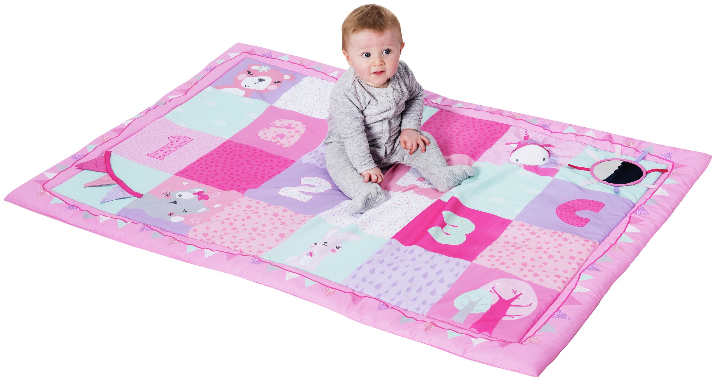 Chad Valley Baby Pink Dreamland Large Playmat