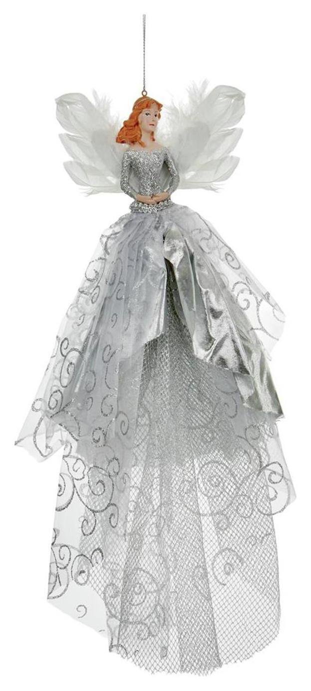 Premier Decorations Fairy Tree Topper Decoration Silver (7195846