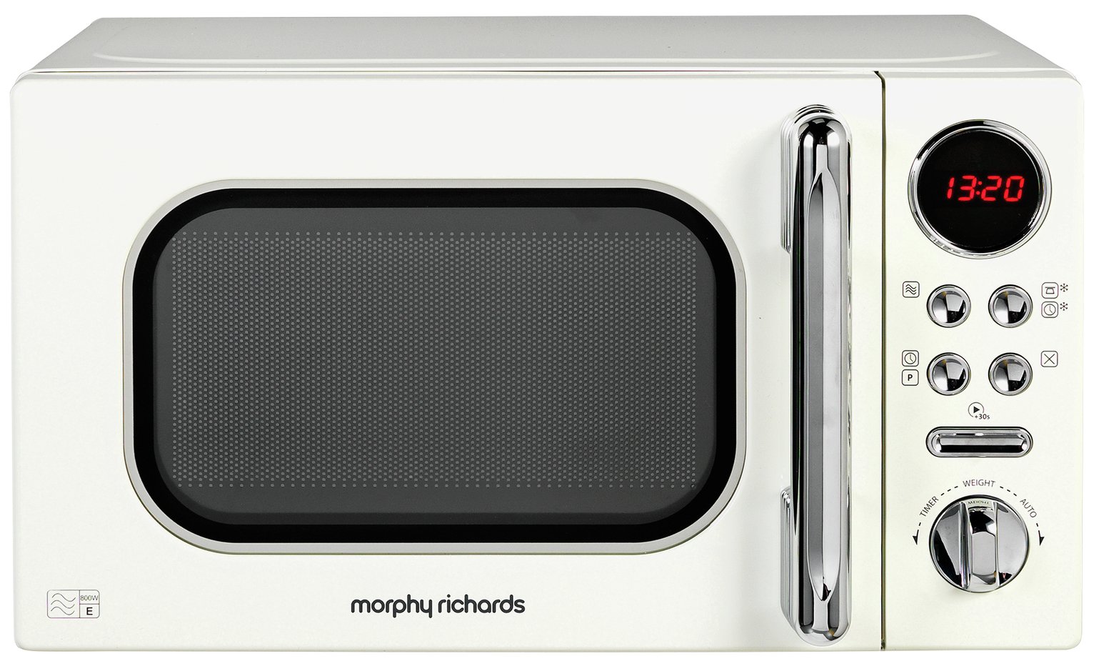 Morphy Richards Evoke Cream Microwave 20L Solo 800w 511501