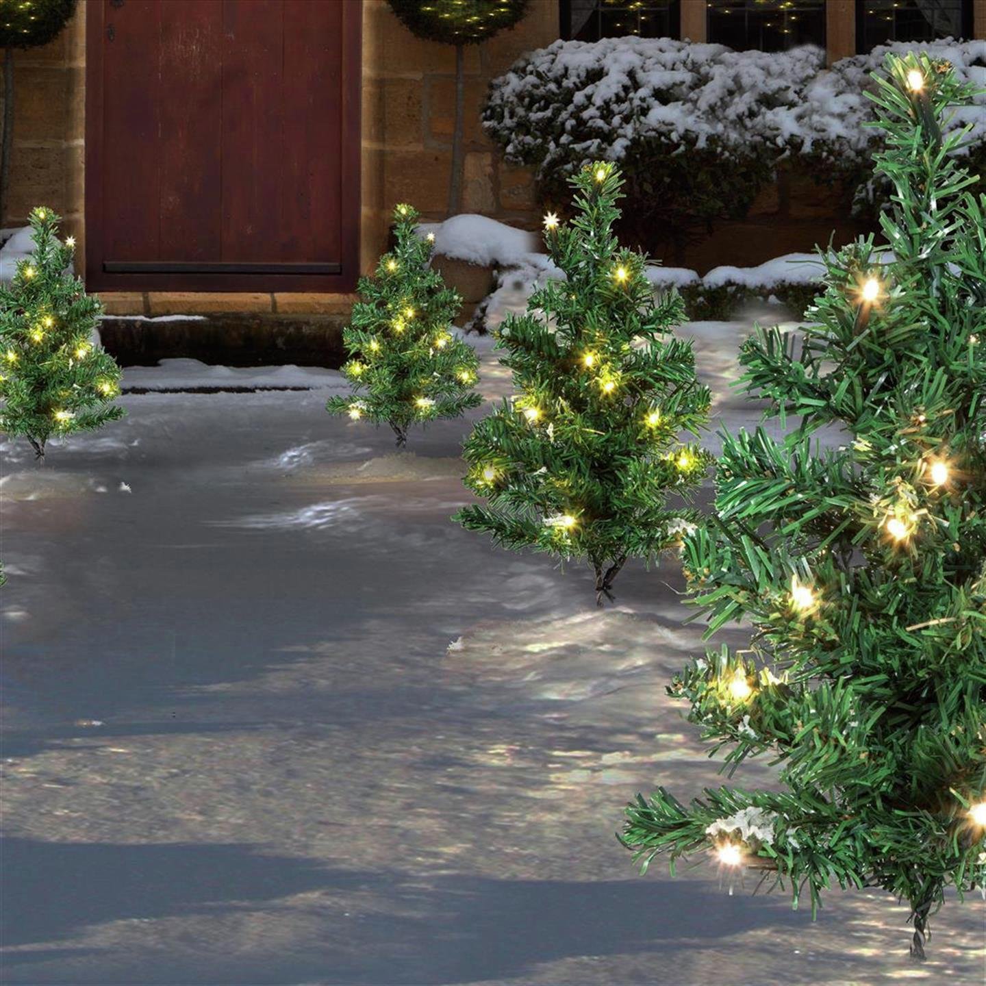 Premier Decorations Set of 6 LED Tree Path Lights Reviews