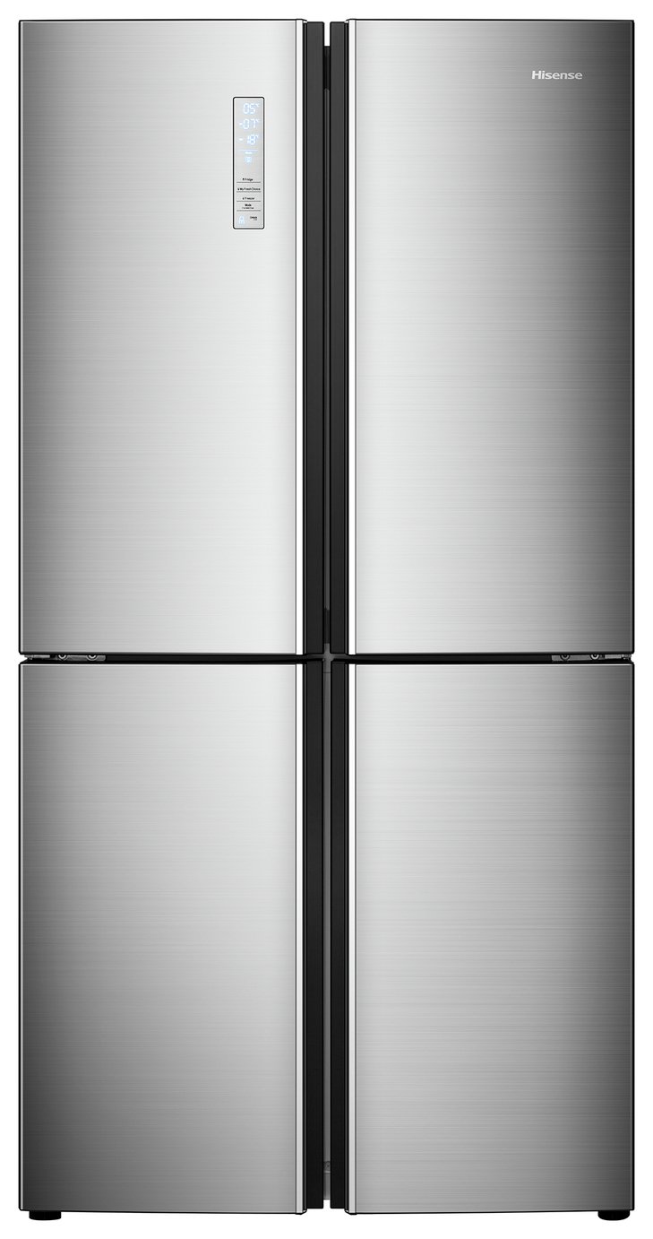 Hisense RQ689N4AC1 American Fridge Freezer - Stainless Steel