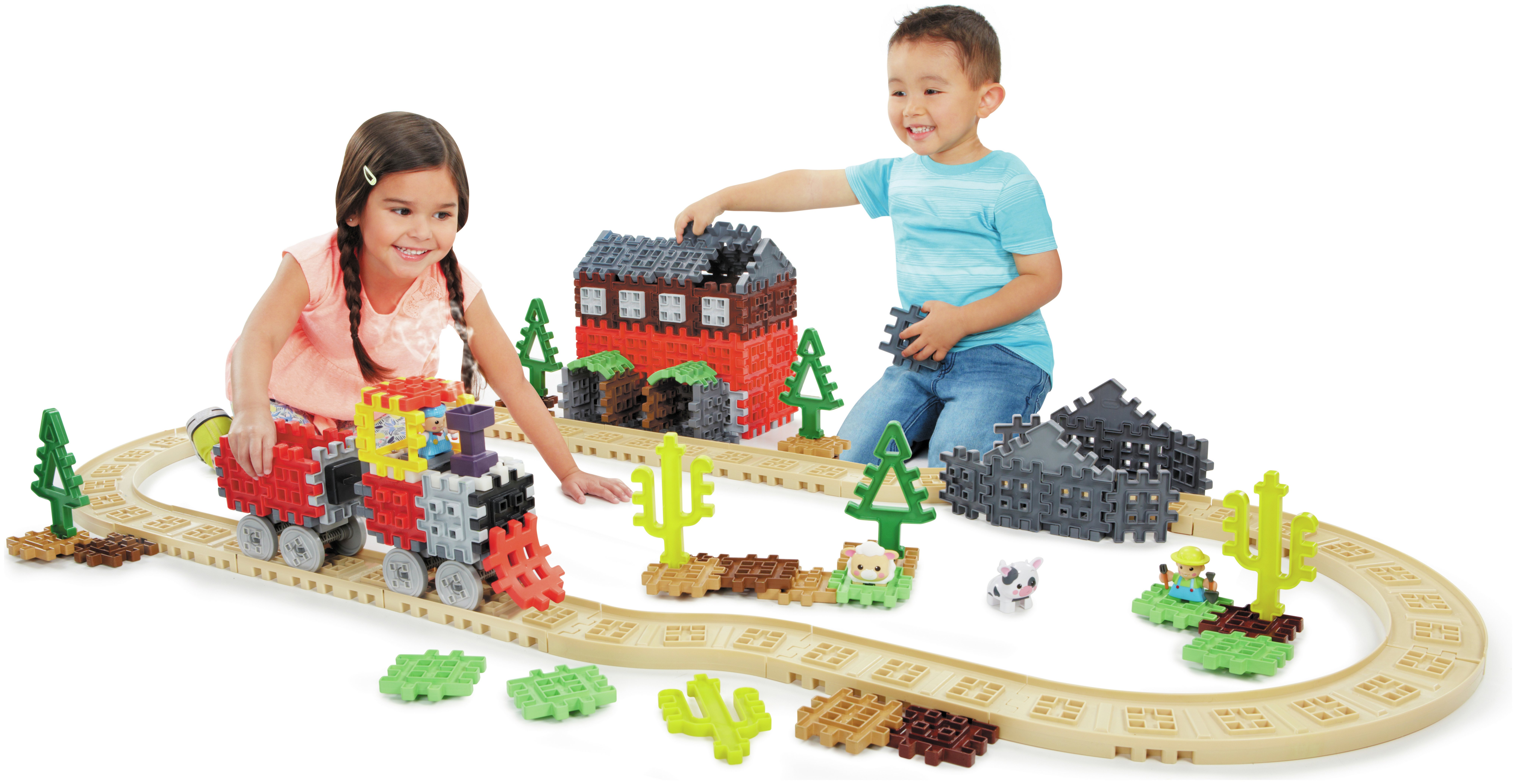 Little Tikes Steam Train Waffle Blocks