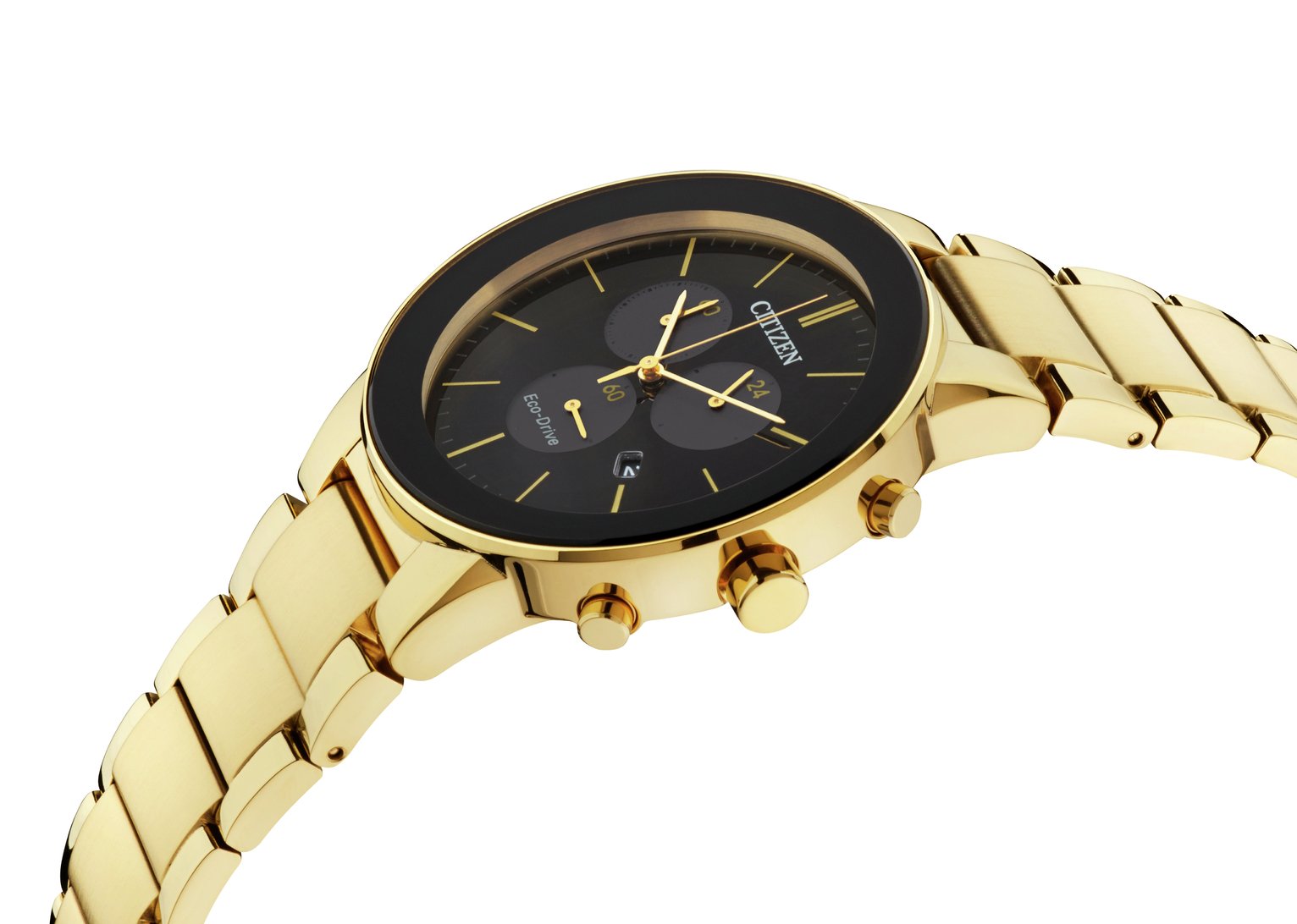 Citizen Mens Chronograph Gold Coloured Stainless Steel Watch Review