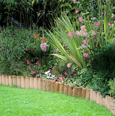 Log Roll Edging - Pack Of 2