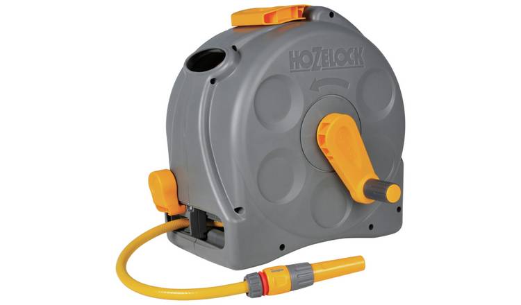 Buy Hozelock Compact Enclosed 2 In 1 Hose Reel - 25m