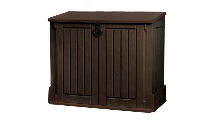 Buy Keter Store It Out Midi 845l Garden Storage Shed Brown Garden Storage Boxes And Cupboards Argos