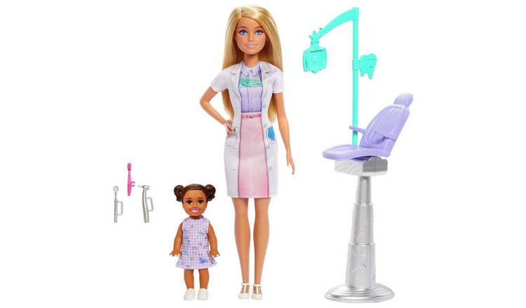 Barbie Dentist Fashion Doll playset with Doll & Accessories