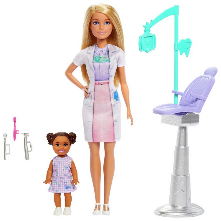 Barbie Dentist Fashion Doll playset with Doll & Accessories 0