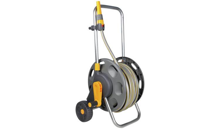 E Best Offer 50m Hose Cart Reel On Wheels With Handle